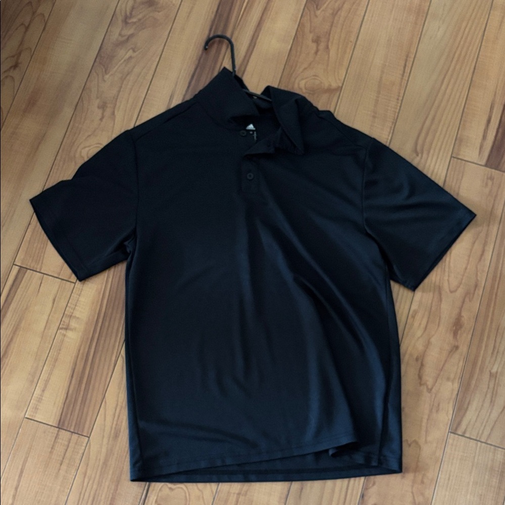 adidas Men's Black Polo Shirt